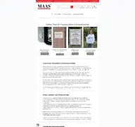 Kleine Seitenvorschau von maas-shop.de