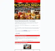 Kleine Seitenvorschau von mcsmartmenu.de
