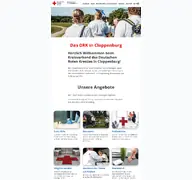 Kleine Seitenvorschau von drk-cloppenburg.de