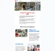 Kleine Seitenvorschau von drk-emsland.de