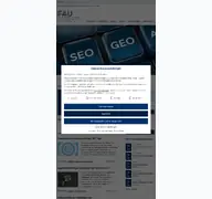 Kleine Seitenvorschau von wp.rrze.fau.de