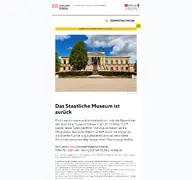 Kleine Seitenvorschau von museum-schwerin.de
