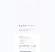 Kleine Seitenvorschau von eu-fluggastrechte.de