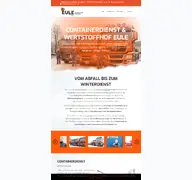 Kleine Seitenvorschau von eule-entsorgung.de