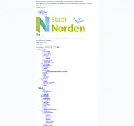 Kleine Seitenvorschau von norden.de