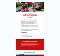 Kleine Seitenvorschau von drk-lemgo.de