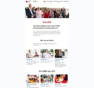 Kleine Seitenvorschau von drk-leverkusen.de