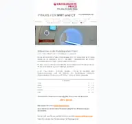 Kleine Seitenvorschau von radiologie-lwl.de