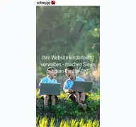 Kleine Seitenvorschau von schwups.ch