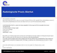 Kleine Seitenvorschau von radiologie-skerhut.de