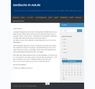 Kleine Seitenvorschau von nordische-in-not.de