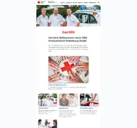 Kleine Seitenvorschau von drk-ol.de