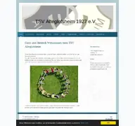 Kleine Seitenvorschau von tsv-alteglofsheim.de