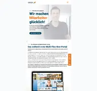 Kleine Seitenvorschau von valuenet.de