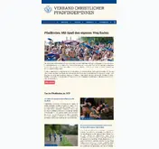 Kleine Seitenvorschau von vcp.de