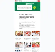 Kleine Seitenvorschau von drk-schwaebischhall.de