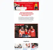 Kleine Seitenvorschau von drk-sigmaringen.de