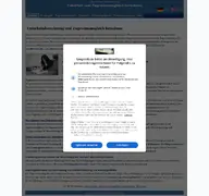 Kleine Seitenvorschau von lawyerdb.de