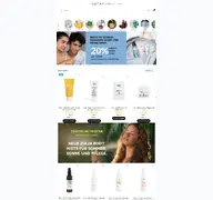 Kleine Seitenvorschau von ziaja-shop.de