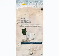 Kleine Seitenvorschau von nordsee-reisepass.de