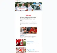 Kleine Seitenvorschau von drk-zwickauer-land.de