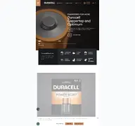 Kleine Seitenvorschau von duracell.com