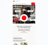 Kleine Seitenvorschau von kjf-soziale-angebote-allgaeu.de