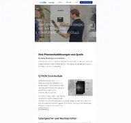 Kleine Seitenvorschau von qcells.com