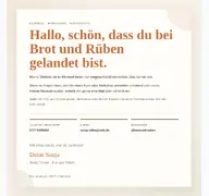 Kleine Seitenvorschau von brotundrueben.de