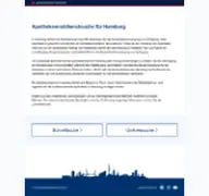 Kleine Seitenvorschau von notdienst.apothekerkammer-hamburg.de