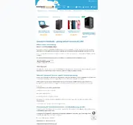 Kleine Seitenvorschau von notebookheaven.de