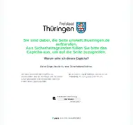 Kleine Seitenvorschau von umwelt.thueringen.de