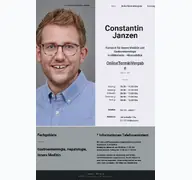 Kleine Seitenvorschau von gastroenterologie-janzen.de