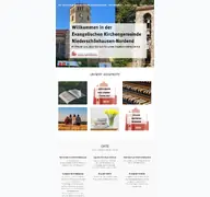 Kleine Seitenvorschau von friedenskirche-nordend.de