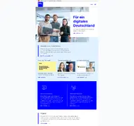 Kleine Seitenvorschau von digitalservice.bund.de