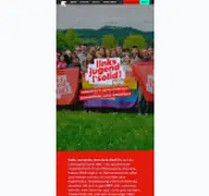 Kleine Seitenvorschau von nrw.linksjugend-solid.de
