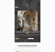 Kleine Seitenvorschau von orgelbau-lenter.de