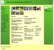 Kleine Seitenvorschau von botanik-bochum.de