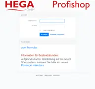 Kleine Seitenvorschau von profishop.hega-shop.de