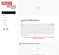 Kleine Seitenvorschau von druckwerk-kleve.de