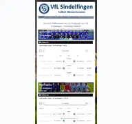 Kleine Seitenvorschau von fussball-sindelfingen.de