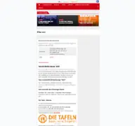Kleine Seitenvorschau von nuernberger-tafel.de