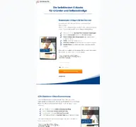 Kleine Seitenvorschau von kleinunternehmer-info.de