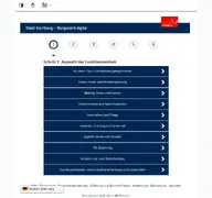 Kleine Seitenvorschau von nuernberg.termine-reservieren.de
