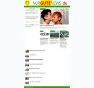 Kleine Seitenvorschau von nurgutenews.de