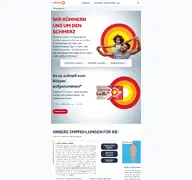 Kleine Seitenvorschau von nurofen.de