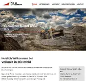 Kleine Seitenvorschau von vollmer-sand.de