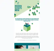 Kleine Seitenvorschau von medienscouts-nrw.de