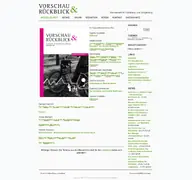 Kleine Seitenvorschau von vorschau-rueckblick.de