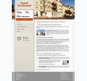 Kleine Seitenvorschau von hotel-stralsund.de